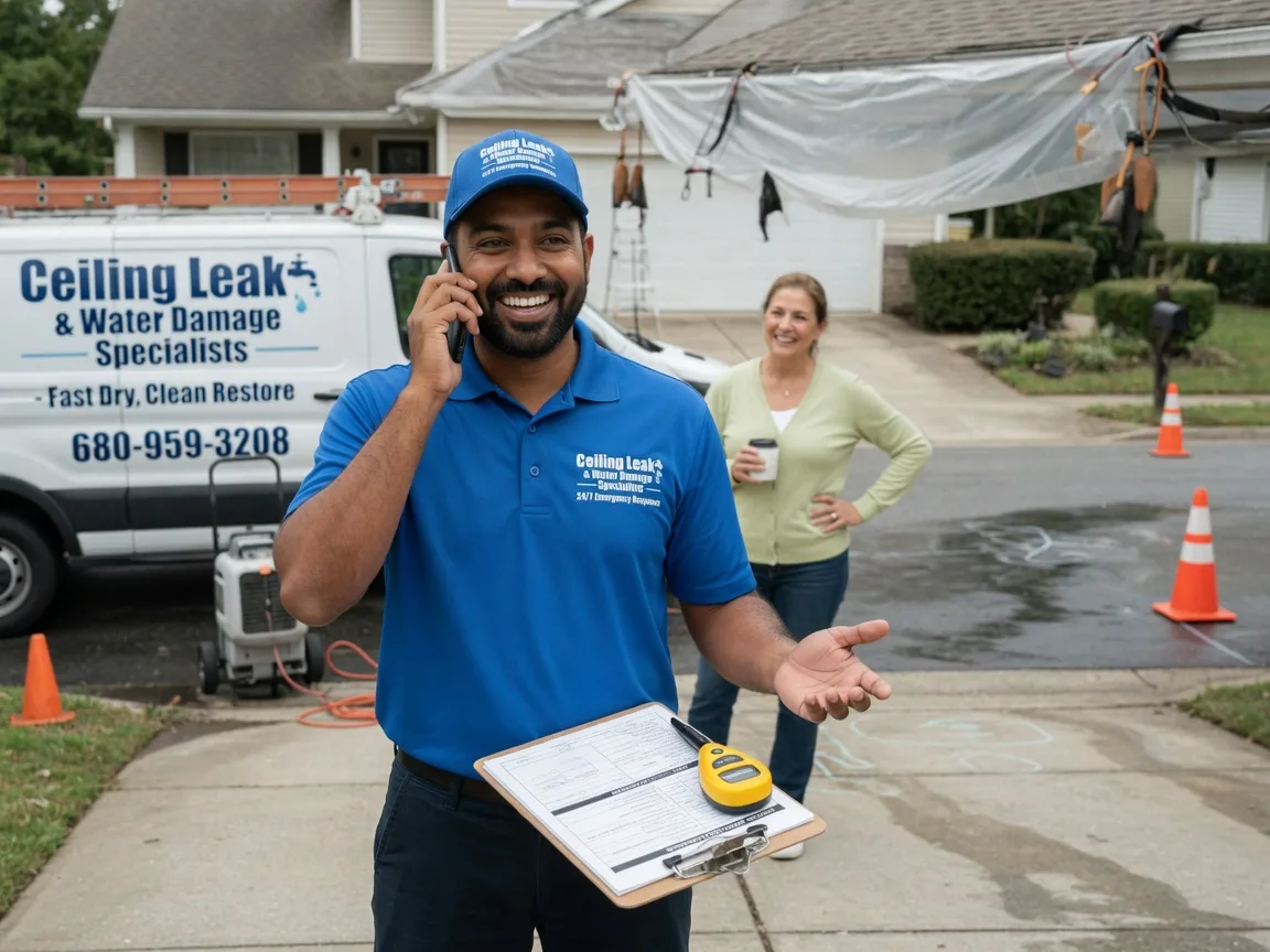 Ceiling Leak Cleanup Washington, MO FAQs